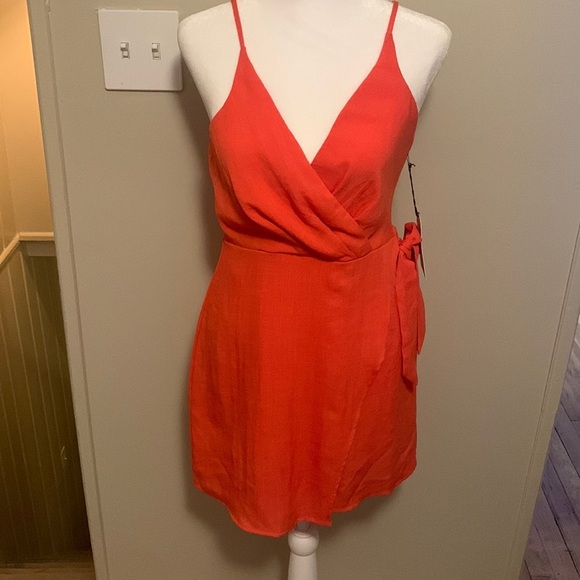 Cotton Candy LA That's A Wrap Mini Dress - Picture 3 of 6